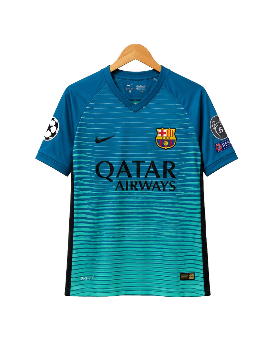 قميص برشلونة الاحتياطي 2015 نسخة ميسي